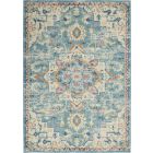Nourison Home Passion PSN25 5'3" x 7'3" Ivory/Light Blue Bohemian Indoor Rug (Dropshippable)