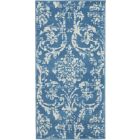 Nourison Home Jubilant JUB09 2' x 4' Blue Vintage Indoor Rug (Dropshippable)