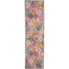 Nourison Home Passion PSN21 2'2" x 7'6" Multicolor Bohemian Indoor Rug (Dropshippable)