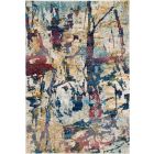 Nourison Home Fusion FSS10 4' x 6' Cream/Multicolor Modern Indoor Rug (Dropshippable)