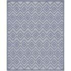 Nourison Home Versatile NRV01 8' x 10' Denim Blue Modern Rug (Dropshippable)
