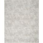Nourison Home Grafix GRF39 5'3" x 7'3" Grey Modern Indoor Rug (Dropshippable)