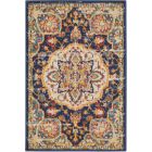 Nourison Home Passion PSN22 1'10" x 2'10" Navy Multicolor Transitional Indoor Rug (Dropshippable)