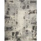 Nourison Home Serenity Home SRH06 5'3" x 7'3" Ivory Grey Modern Indoor Rug (Dropshippable)