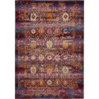 Nourison Home Vintage Kashan VKA03 4' x 6' Red/Multicolor Vintage Indoor Rug