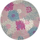 Nourison Home Passion PSN17 8' x Round Grey Contemporary Indoor Rug (Dropshippable)