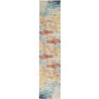 Nourison Home Celestial CES02 2' x 6' Sealife Modern Indoor Rug (Dropshippable)