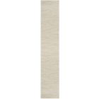 Nourison Home Essentials NRE01 2'2" x 14' Ivory Beige Outdoor Rug (Dropshippable)