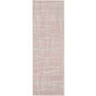 Nourison Home Whimsicle WHS09 2' x 6' Pink Ivory Modern Indoor Rug (Dropshippable)