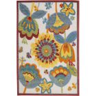 Nourison Home Aloha ALH25 2'8" x 4' Multicolor Rectangle Contemporary Rug