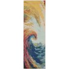 Nourison Home Celestial CES07 2' x 6' Wave Modern Indoor Rug (Dropshippable)