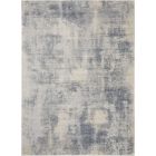 Nourison Home Rustic Textures RUS02 9'3" x 12'9" Blue/Ivory Modern Indoor Rug (Dropshippable)