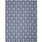 Nourison Home Aloha ALH35 9' x 12' Blue Rectangle Tropical Rug (Dropshippable)