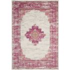 Nourison Home Passion PSN03 12' x 18' Ivory/Fuchsia Bohemian Indoor Rug (Dropshippable)