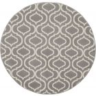 Nourison Home Jubilant JUB19 5'3" x Round Grey Contemporary Indoor Rug (Dropshippable)