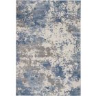 Nourison Home Rustic Textures RUS08 5'3" x 7'3" Grey/Blue Modern Indoor Rug (Dropshippable)