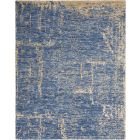 Nourison Home Luna LUN01 9'9" x 13'9" Dark Blue Mocha Modern Indoor Rug