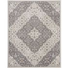 Nourison Home Elation ETN08 7'10" x 9'10" Ivory Grey Transitional Indoor Rug (Dropshippable)