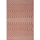 Nourison Home Positano POS02 4' x 6' Terracotta Modern Rug (Dropshippable)