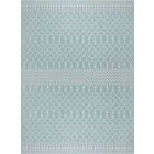Nourison Home Positano POS02 9' x 12' Aqua Modern Rug (Dropshippable)
