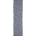 Nourison Home Positano POS01 2'2" x 8' Navy Blue Modern Rug (Dropshippable)