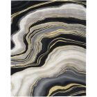 Nourison Home Prismatic PRS31 7'9" x 9'9" Charcoal Grey Modern Indoor Rug (Dropshippable)