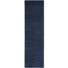 Nourison Home Essentials NRE01 2'2" x 10' Midnight Blue Outdoor Rug (Dropshippable)