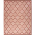 Nourison Home Easy Care NES01 8' x 10' Coral/Orange Modern Rug (Dropshippable)