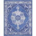 Nourison Home Whimsicle WHS03 8'4" x 11'6" Navy Farmhouse Indoor Rug (Dropshippable)