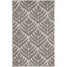 Nourison Home Aloha ALH35 2'8" x 4' Charcoal Rectangle Tropical Rug (Dropshippable)