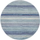 Nourison Home Passion PSN26 4' x Round Navy Blue Bohemian Indoor Rug (Dropshippable)