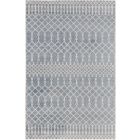 Nourison Home Astra Machine Washable ASW10 2'2" x 4' Blue Rectangle Bohemian Indoor Rug (Dropshippable)