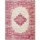 Nourison Home Passion PSN03 9' x 12' Ivory/Fuchsia Bohemian Indoor Rug (Dropshippable)