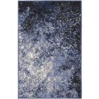 Nourison Home Passion PSN10 1'10" x 2'10" Light Blue Black Modern Indoor Rug (Dropshippable)
