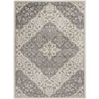 Nourison Home Elation ETN08 5'3" x 7'3" Ivory Grey Transitional Indoor Rug (Dropshippable)