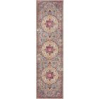 Nourison Home Passion PSN22 2'2" x 10' Grey/Multi Transitional Indoor Rug