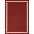 Nourison Home Essentials NRE02 6' x 9' Brick/Ivory Contemporary Rug (Dropshippable)