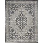 Nourison Home Starry Nights STN11 8' x 10' Grey/Blue Vintage Indoor Rug (Dropshippable)