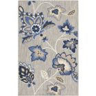 Nourison Home Aloha ALH31 2'8" x 4' Blue Grey Rectangle Contemporary Rug