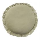 Nourison Home Sofia 20" x 20" Round Sage Indoor Throw Pillow