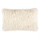 Nourison Home Shag Soft Ribbon 14" x 24" Ivory Indoor Throw Pillow