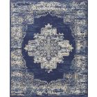 Nourison Home Grafix GRF14 8'6" x 12' Navy Blue Vintage Indoor Rug