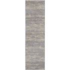 Nourison Home Essentials NRE03 2' x 6' Grey/Beige Modern Rug (Dropshippable)
