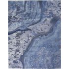 Nourison Home Prismatic PRS05 7'9" x 9'9" Blue Modern Indoor Rug (Dropshippable)