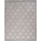 Nourison Home Easy Care NES01 7' x 10' Silver Grey Modern Rug (Dropshippable)