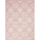 Nourison Home Jubilant JUB06 4' x 6' Ivory/Pink Farmhouse Indoor Rug (Dropshippable)