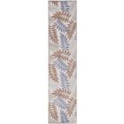 Nourison Home Aloha ALH18 2' x 6' Blue Mocha Runner Outdoor Rug (Dropshippable)