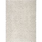 Nourison Home Modern Comfort MNC01 7'10" x 9'10" Ivory Black Scandinavian Indoor Rug (Dropshippable)