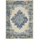 Nourison Home Grafix GRF14 7'10" x 9'10" White Vintage Indoor Rug (Dropshippable)