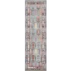 Nourison Home Vintage Kashan VKA06 2'4" x 8' Grey/Multi Bohemian Indoor Rug